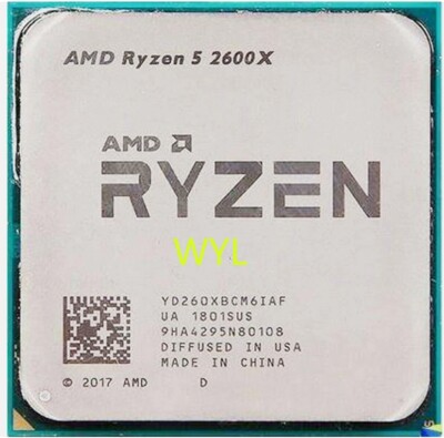 AMD Ryzen 5 2600X 6-core 12Thr 3.6GHz 95W socket AM4 R5-2600X CPU processor