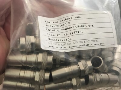 Corning Gilbert GFUE6 UltraEase RG6 "F" Copression Connectors 100/Bag : Aazon.in - Foto 6