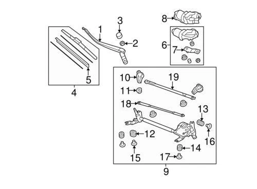 Genuine Honda Blade Windshield Wiper (475MM) 76630-TE0-A01 - Image 2 of 2