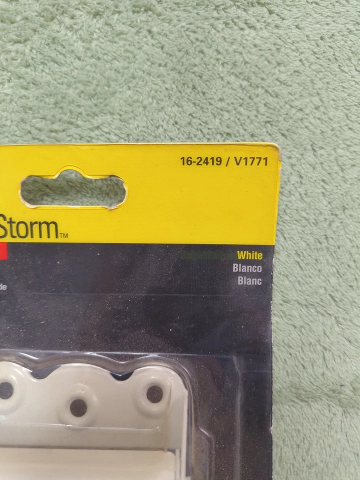 Stanley Hardware White Screen Door hardware set Storm 16-2419 V1771 New - Image 4 of 4