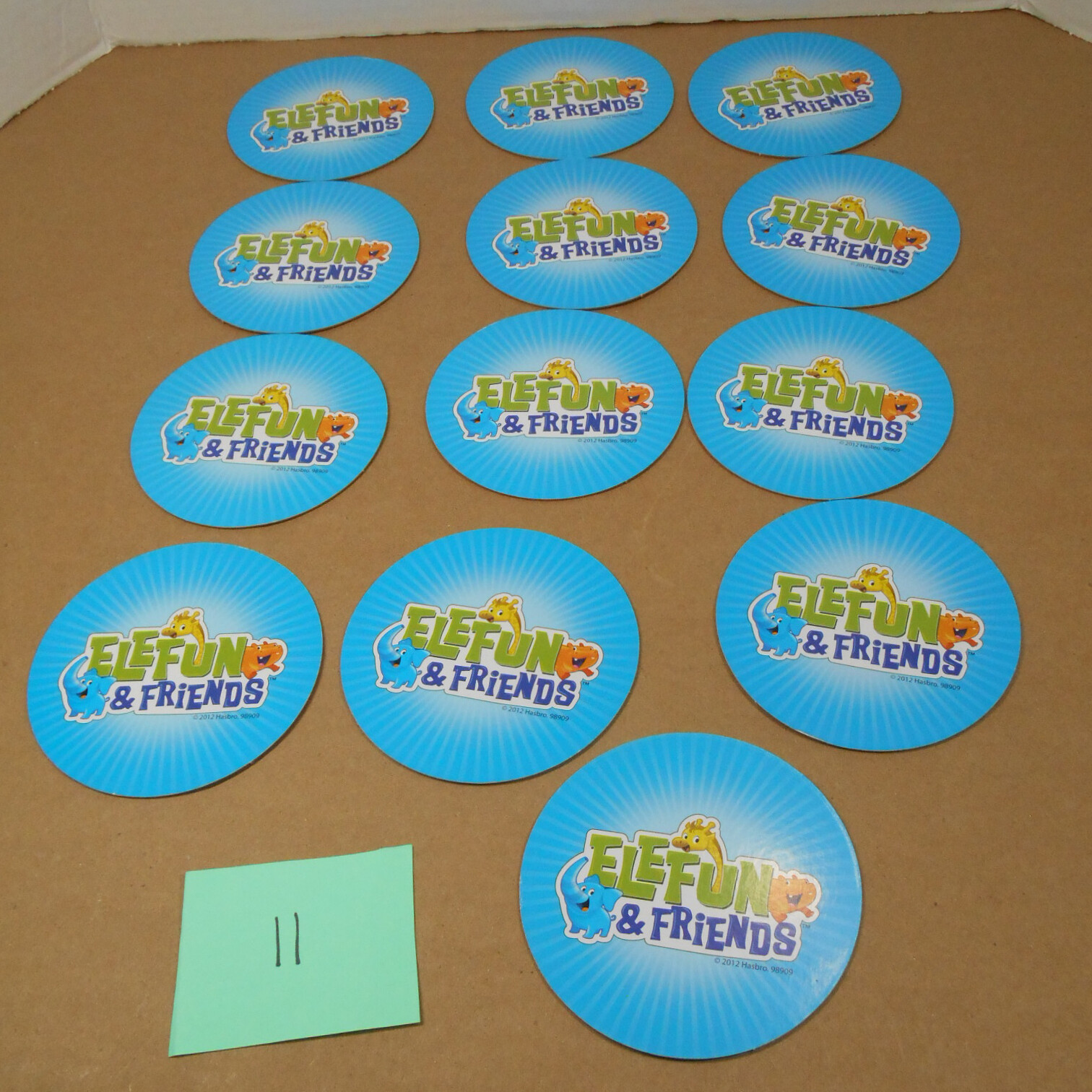 Elefun Snackin Safari Game Replacement 13 Snack Cards 2012 G11 | eBay