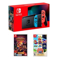Nintendo Switch 32GB Console + Minecraft Dungeons + Super Mario 3D All-Stars