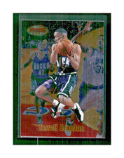 1997 Basketball Bowman's Best Terrell Brandon Milwaukee Bucks #25