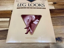 ✅Vintage ✅Leg Looks Lingerie ✅Lace Top Stockings ✅Black ✅Medium Long ✅Thi-Hi