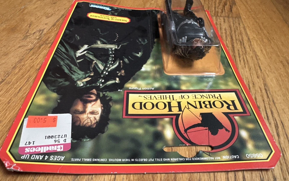 Figura Kenner de Colección 1991 Robin Hood Príncipe de los Ladrones Sheriff de Nottingham Sellada Foto 4 de 4