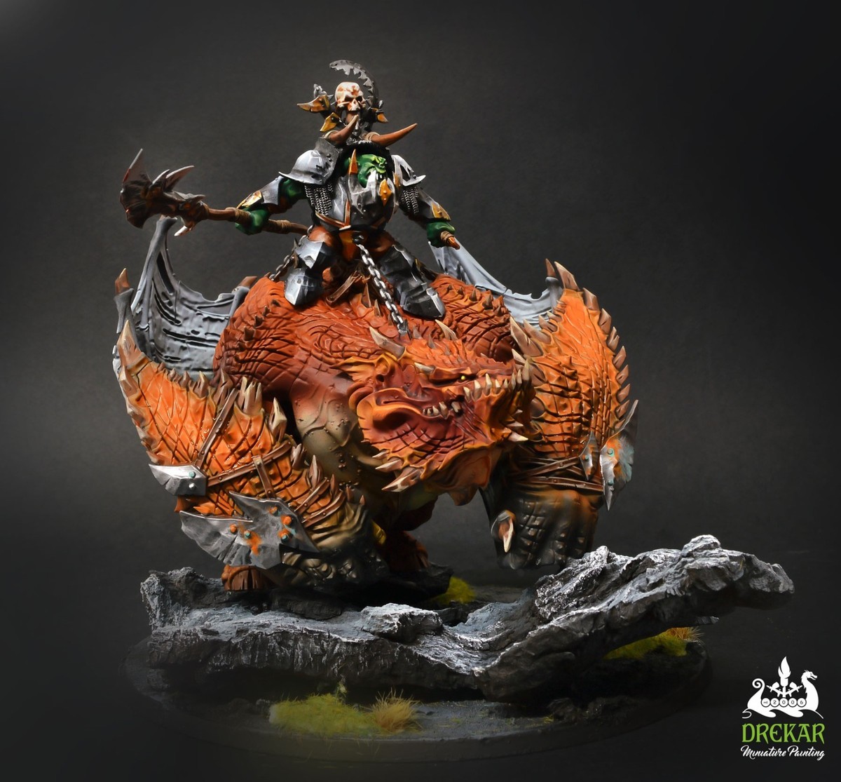 Megaboss on Maw-krusha Ironjaws warhammer age of sigmar