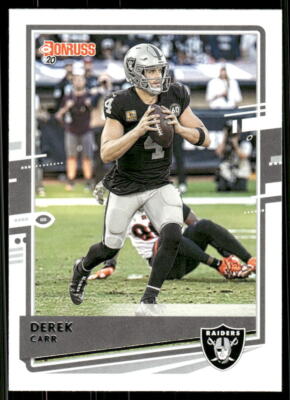 2020 Donruss #197b Derek Carr Black jersey