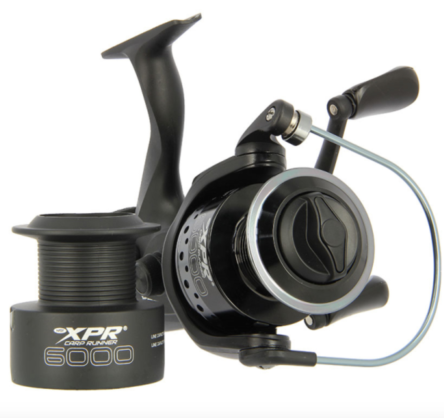Carp Fishing Reel XPR 6000 Bait Runner 10BB Deluxe Twin Handle Spare Spool NGT