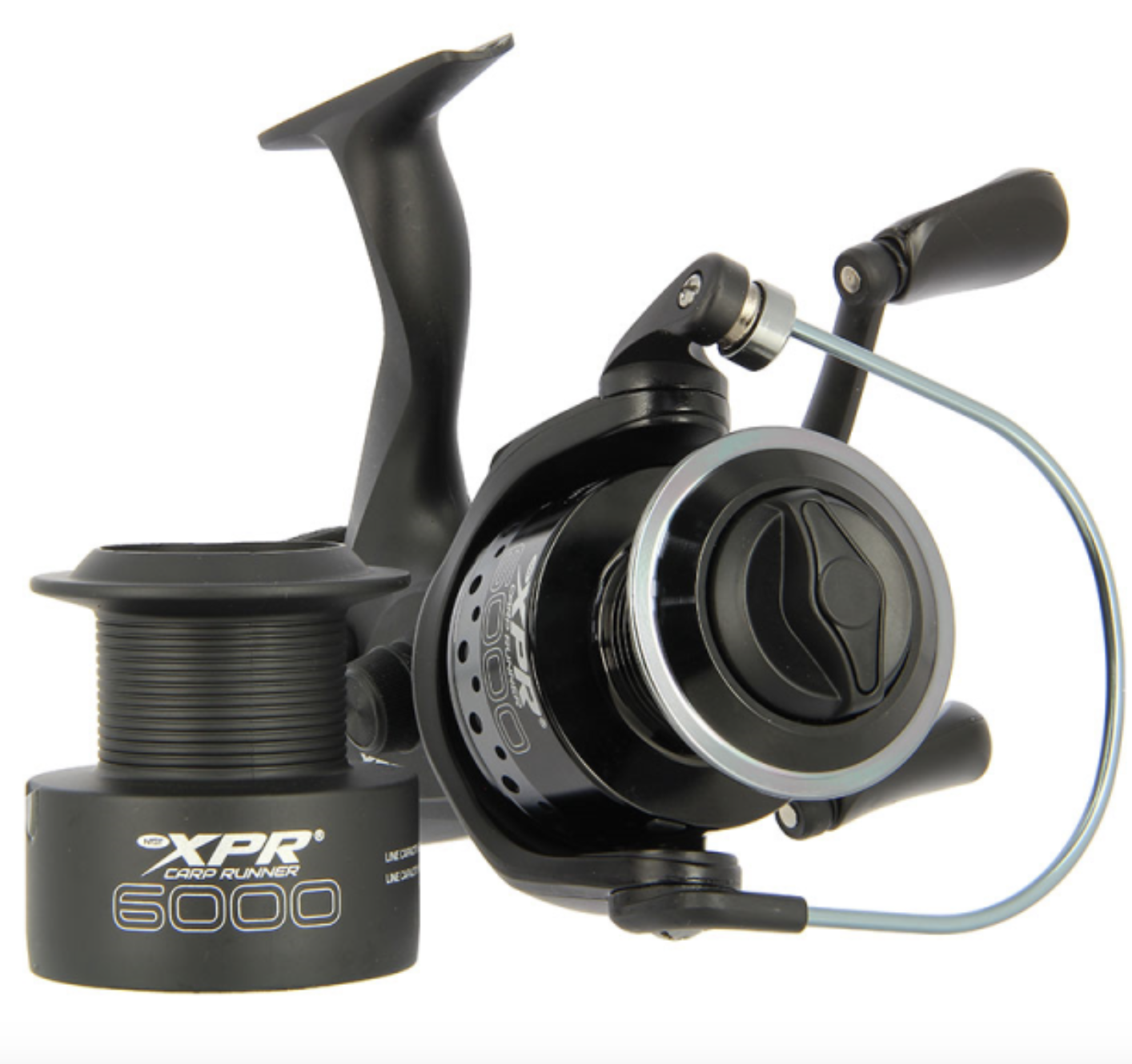 NGT XPR 6000 Carp Fishing Bait Runner Reel 10BB Deluxe Twin Handle + Spare Spool