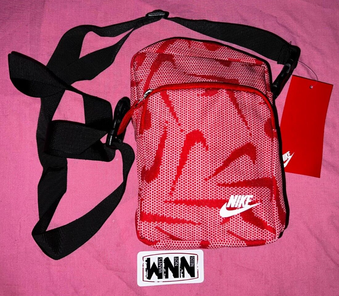 red nike side bag