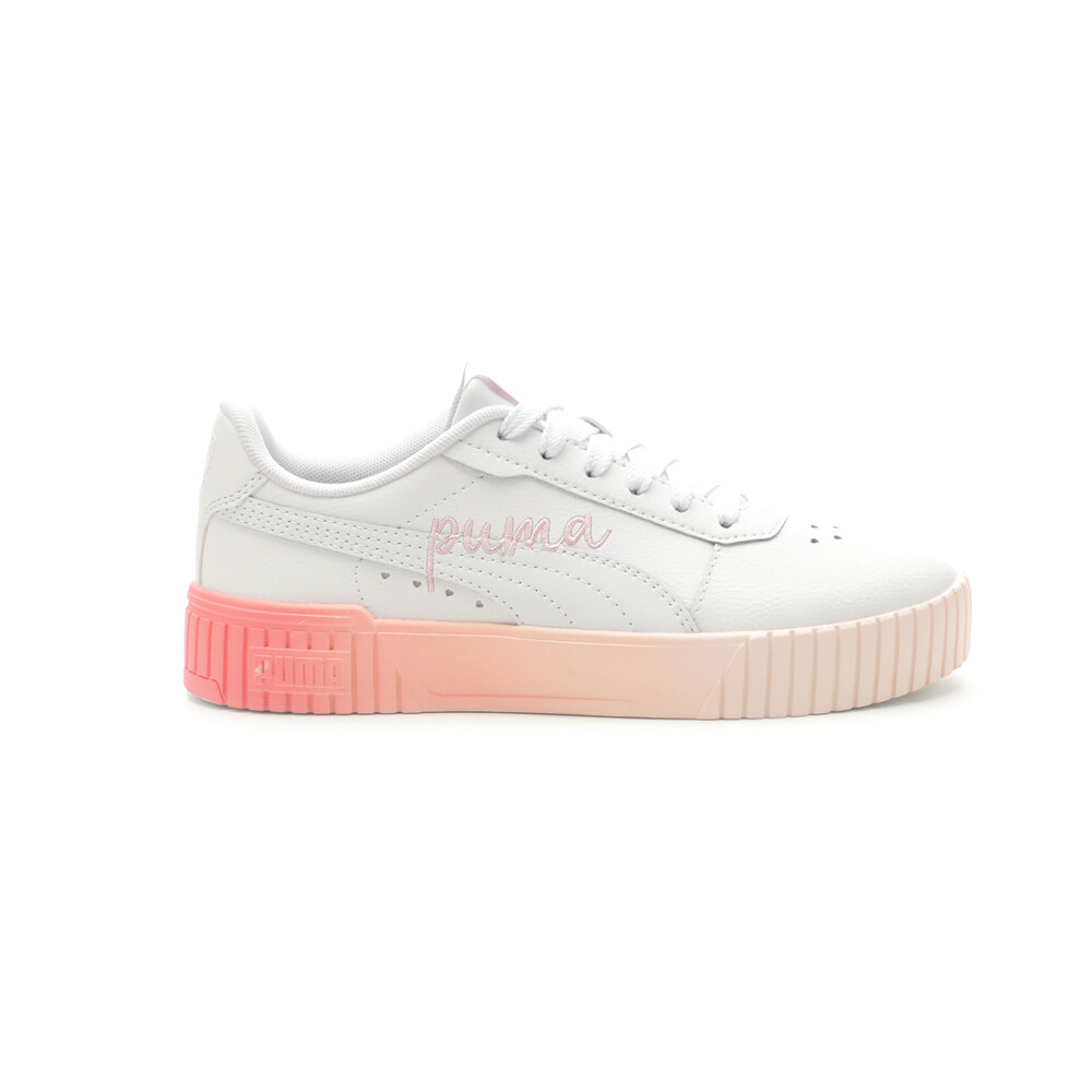 Кроссовки Puma Carina 2.0 Lots Of Love на шнуровке для молодых девушек, размер 4,5 М, Повседневные кроссовки Sho