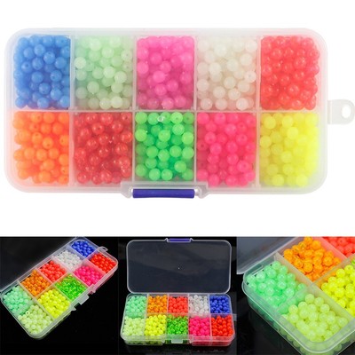 1000 Perline Luminose Al Buio Per Esca Da Pesca - Tyler Lures Misura #5 Bianco - Foto 1