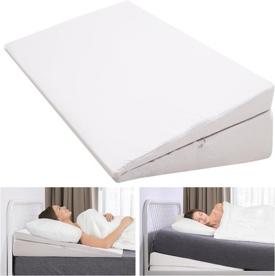 SLSY Adjustable Incline Elevated Pillow Wedge 2 PCS Twin Queen King Size Pillow