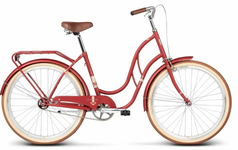 Fahrrad Damen 26 Zoll Damenrad KROSS Le Grand Madison Retro Rot CityBike Holland - Bild 3 von 4