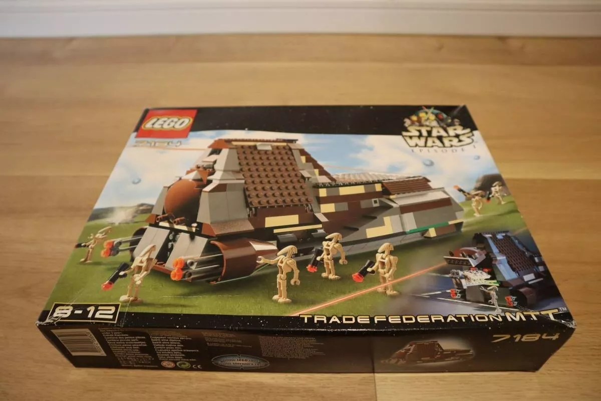 LEGO Star Wars Trade Federation MTT 7184 In 2000 New Retired Unopened Inner Bags