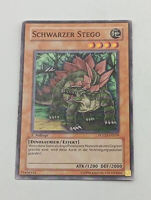 Yu-Gi-Oh Einzelkarte Schwarzer Stego bespielt