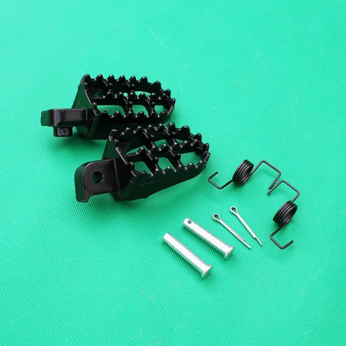 Black Aluminium Foot Pegs for Yamaha TW200 PW50 PW80 TTR90 TTR90E pit