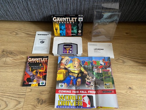 Gauntlet Legends Boxed Complete Nintendo 64 N64 PAL UK & Protector Case RARE!