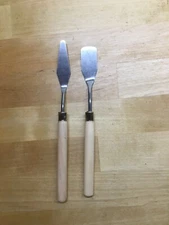 Pallet Knife Set painting - guitar repair - Set of two