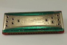 Excellent Antique German Harmonica Weltmeister Vermona 1930's
