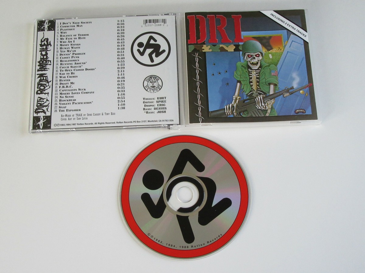 D.R.I. Dirty Rotten LP CD 1983 RARE OOP THRASH ORIG. US PRESS on