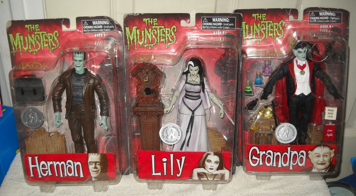 THE MUNSTERS フィギュア3体セット　激レア 11016 NRFC Diamond Select Toys the Munsters Herman, Lily