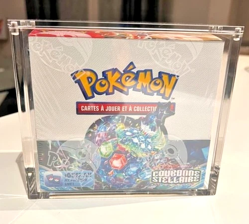 DISPLAY EV7 COURONNE STÉLLAIRE FR SCELLÉE Protection Acrylique POKÉMON FRANÇAIS