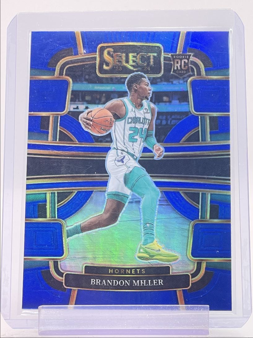 BRANDON MILLER 2023-24 SELECT CONCOURSE ROOKIE BLUE PRIZM #80 RC Q4128