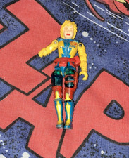 1986 Bionic Six MEG LJN ACTION FIGURE (Diecast / Plastic) with Belt & Broken Arm