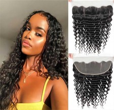 Sexycat HD Lace Frontal Deep Curly 13x4 Lace Frontal Human Hair 20 Inch 150%