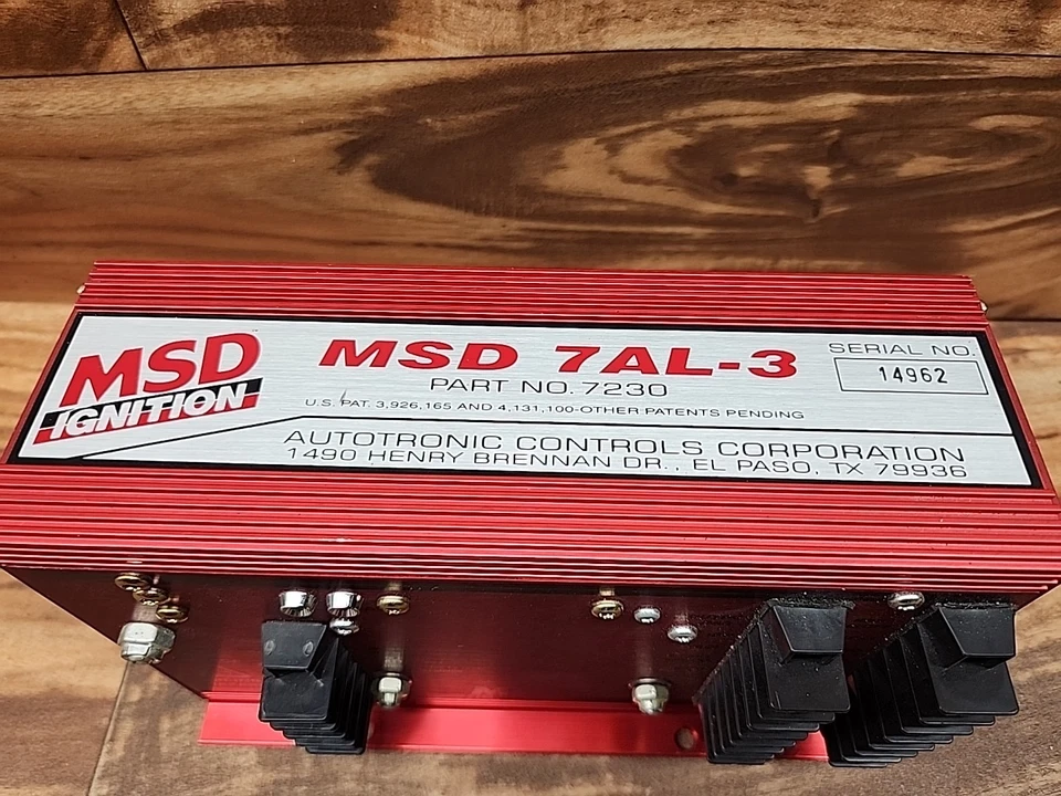 MSD 7330 7AL-3 CD Ignition Box W/Limiter & 4)Retard, Analog, 570V, 12-18 Volt - Image 2 of 4