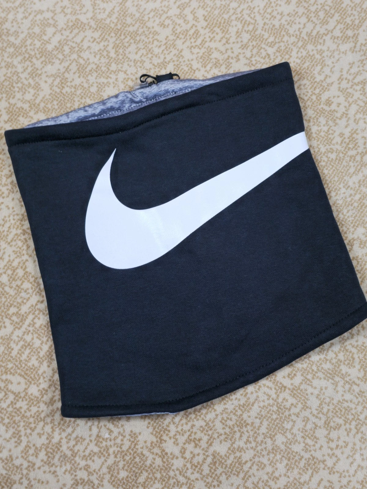 Nike Reversible Neck Warmer Snood 2.0 Black / Dark Grey OSFM Dri-FIT