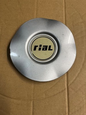 Rial Wheel Center Cap Used Silver Logo 1 piece  part # STAR 01 Rial