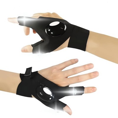 Handschuh mit Licht LED Handwerk Angeln Universal einsetzbar langlebig fingerlos