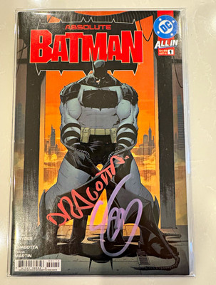 Absolute Batman #1 10th print DUAL Signed By Scott Snyder & Nick Dragotta w/ COA