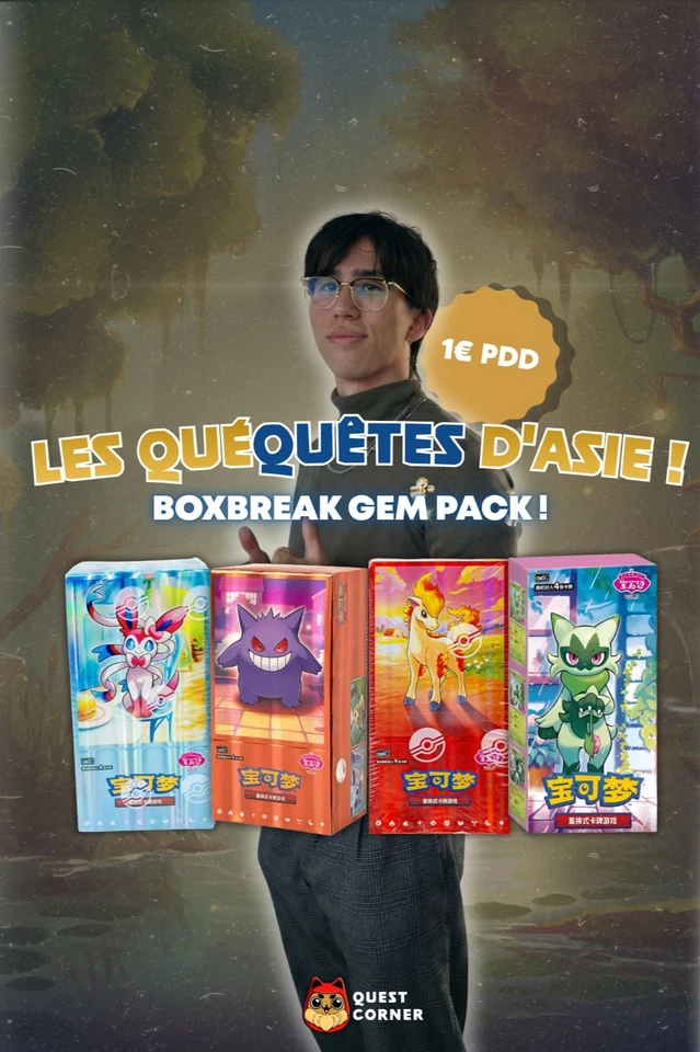 🎴 Boxbreak GEM PACK 2,3,4 et 5 & Cartes à l'unité / Accessoires