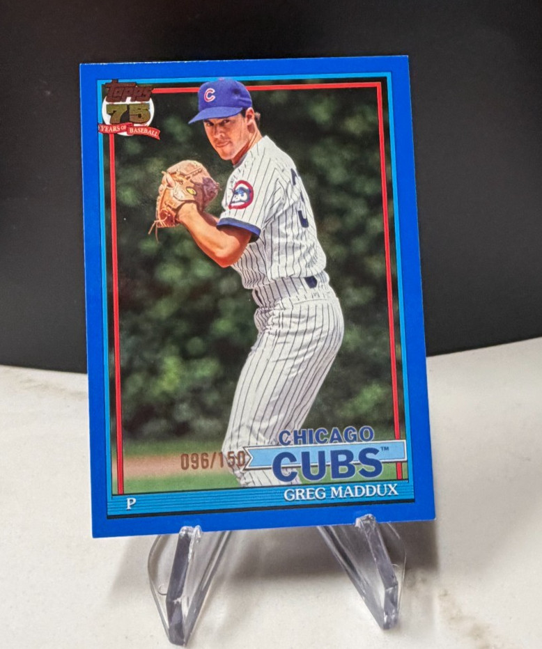 2026 Topps Series 2 - 1991 Topps Baseball Greg Maddux #91B2-22 Blue /150