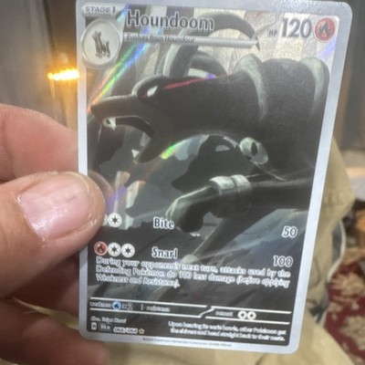 Pokemon TCG Houndoom 066/064 Shrouded Fable Rare Holo Eng Stage 1 120HP