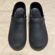 Dansko Professional Black Oiled Clogs  39
