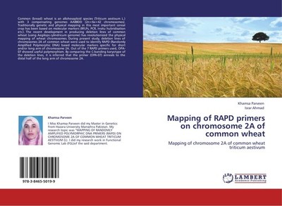 Mapping of RAPD primers on chromosome 2A of common wheat Khamsa Parveen