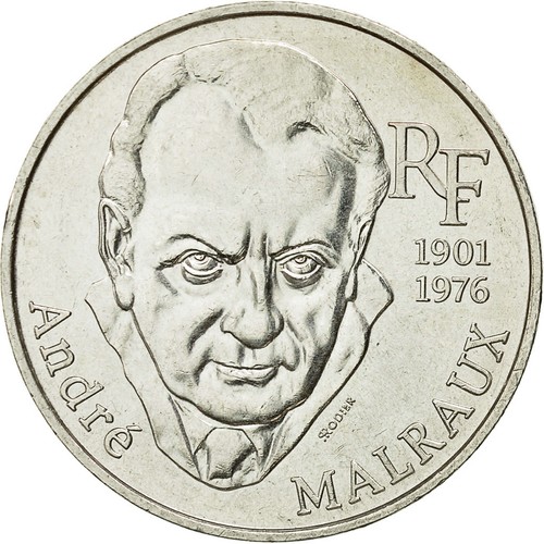 [#453978] Munten, Frankrijk, André Malraux, 100 Francs, 1997, PR, Zilver, KM:118 - Afbeelding 1 van 2