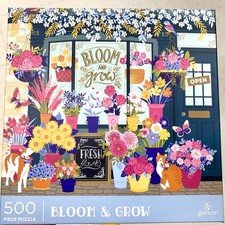 Galison Bloom  Grow 500 Piece Puzzle