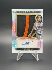 Topps Inception 2024 Jung-Hoo Lee Giants Jumbo Patch Rookie Auto #AJP-JH 070/125