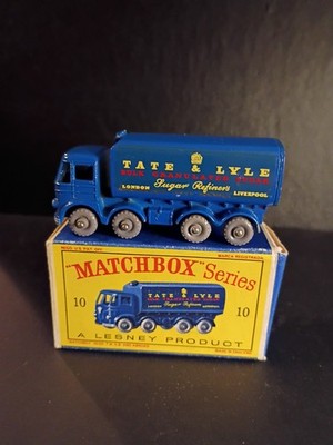 Matchbox #10C Sugar Container Truck 1961 W/Rare Crown @ Rear Decal