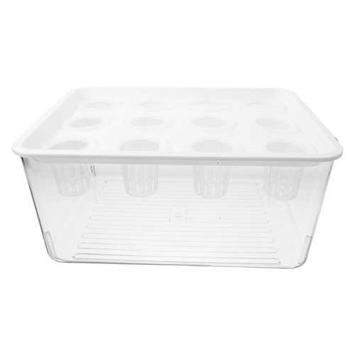 Kit Betta de acuario transparente de viaje para niños cuenco de plástico para plantar pecera sin suelo - Imagen 9 de 12