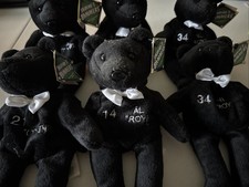 6-1998 Salvino's Bammers Plush Bears 2-Clemens,1-Grieve,2-Wood  1-Glavine