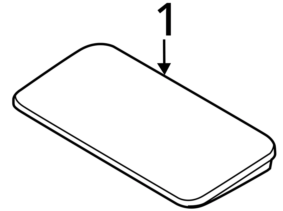 (LOCAL PICKUP ONLY) Roof Glass Fits 14-24 INFINITI QX80 6833933 Foto 4 de 4