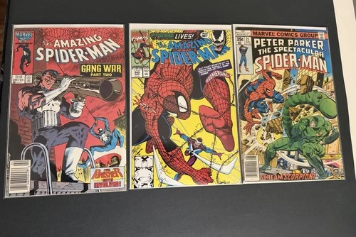 Amazing Spider-Man #345, #285 and Peter Parker Spectacular Spider-Man #21