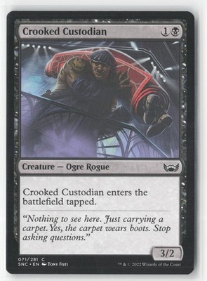 Crooked Custodian 71 Common Streets of New Capenna Magic: The Gathering NM