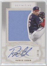 2020 Topps Definitive Collection Relic 18/30 Patrick Corbin #ARC-PC Auto 0tw4